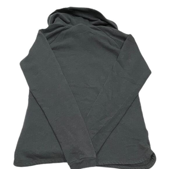 Columbia Sweater Women Size S Gray Sweatshirt Pullover Cowl Neck Kangaroo Pocket - Picture 2 of 7